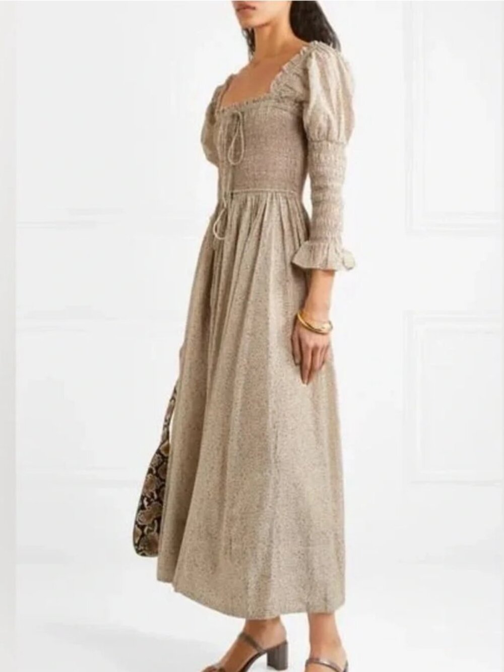 Doen Bijou Dress California Mustard Wildflower